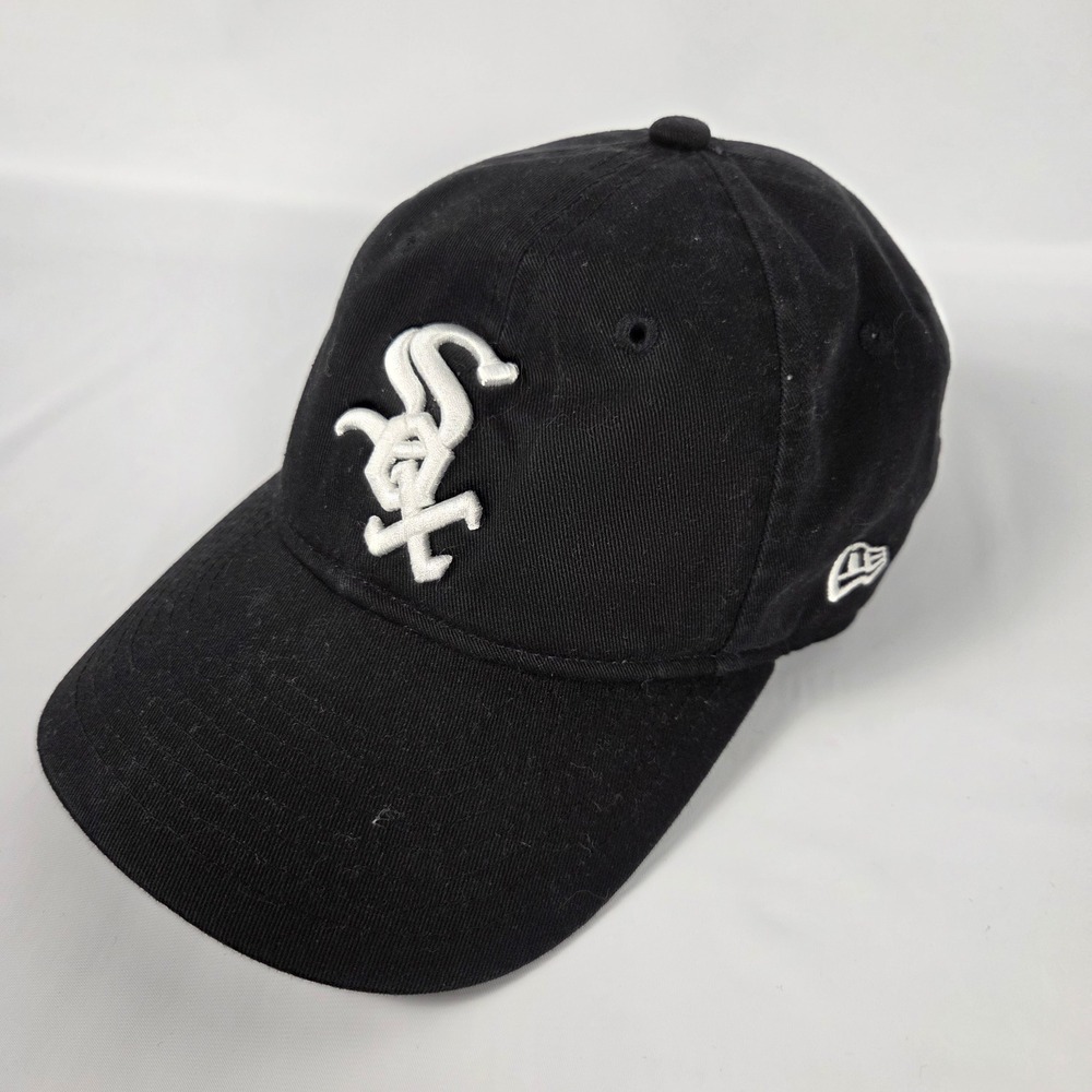 New Era Streetwear Chicago White Sox Youth Adjustable Baseball Cap Black